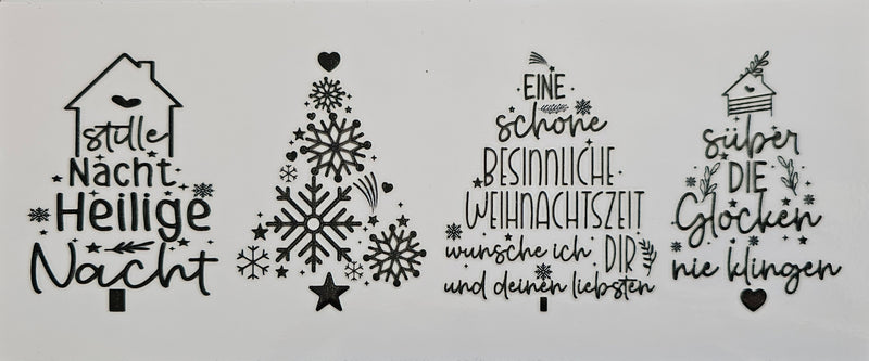 Rub on Randlos Stille Nacht Heilige Nacht