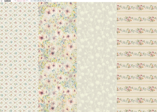 La Tiendita Tissue Paper Small Floral Pattern