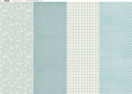 La Tiendita tissue paper wallpaper pattern