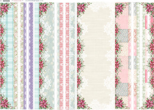 Tissue paper floral pattern La Tiendita