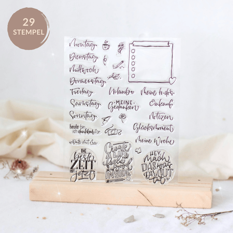 Stempelset Bullet Journal