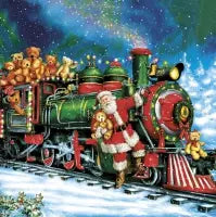 Santa Teddy Bear Train