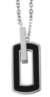 Accent stainless steel chain with pendant