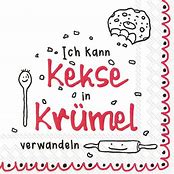 Ich kann Kekse in Krümmel verwandeln