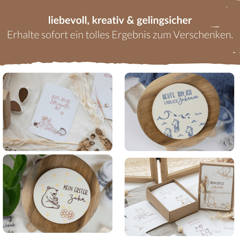 Stempelset Meilensteine