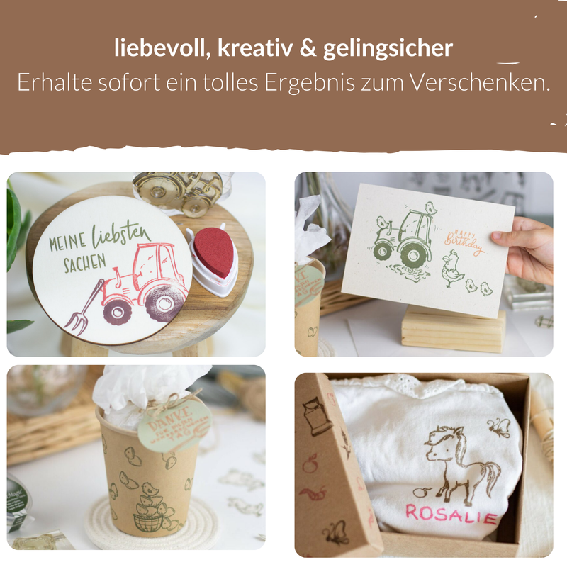 Stempelset Bauernhof
