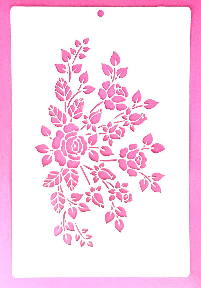 Plantilla rosa 30+20 cm
