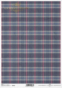 Blue checkered