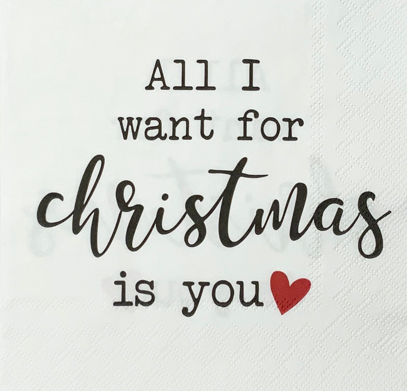 Todo lo que quiero para Navidad eres tu