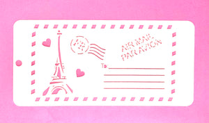 Plantilla motivo tarjeta 20+10 cm