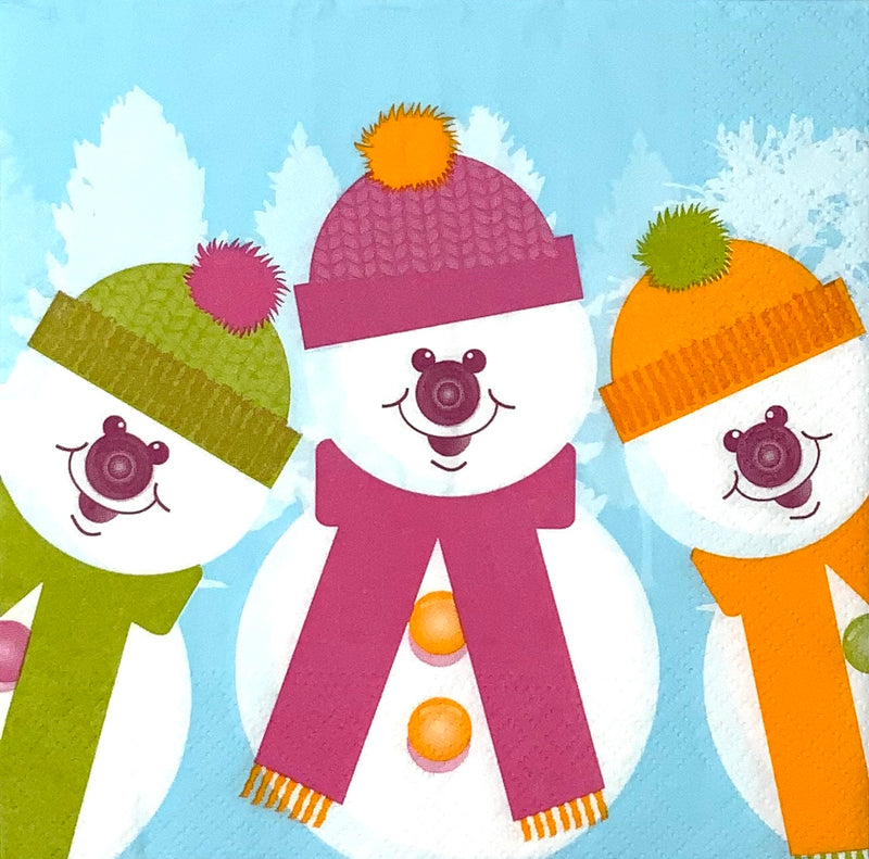Tres muñecos de nieve - 3 muñecos de nieve