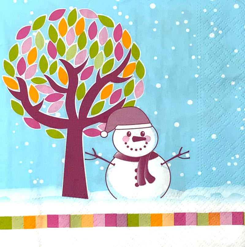 Snowman under the Tree