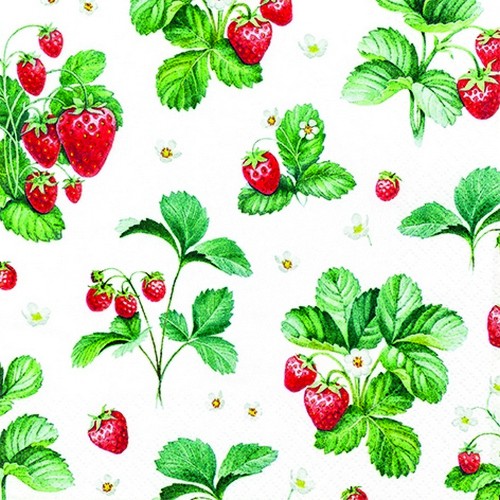 Strawberry Pattern - Muster an Erdbeeren