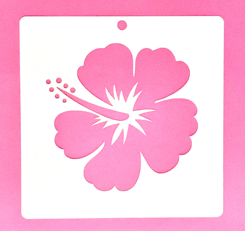 Stencil flower 14+14 cm