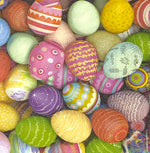 Coloridos huevos de Pascua
