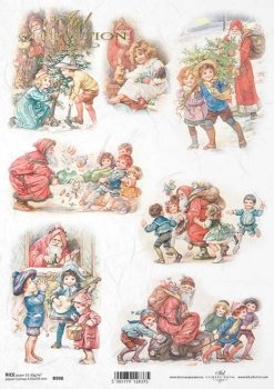 Santa Claus with children