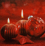 Red Christmas candles