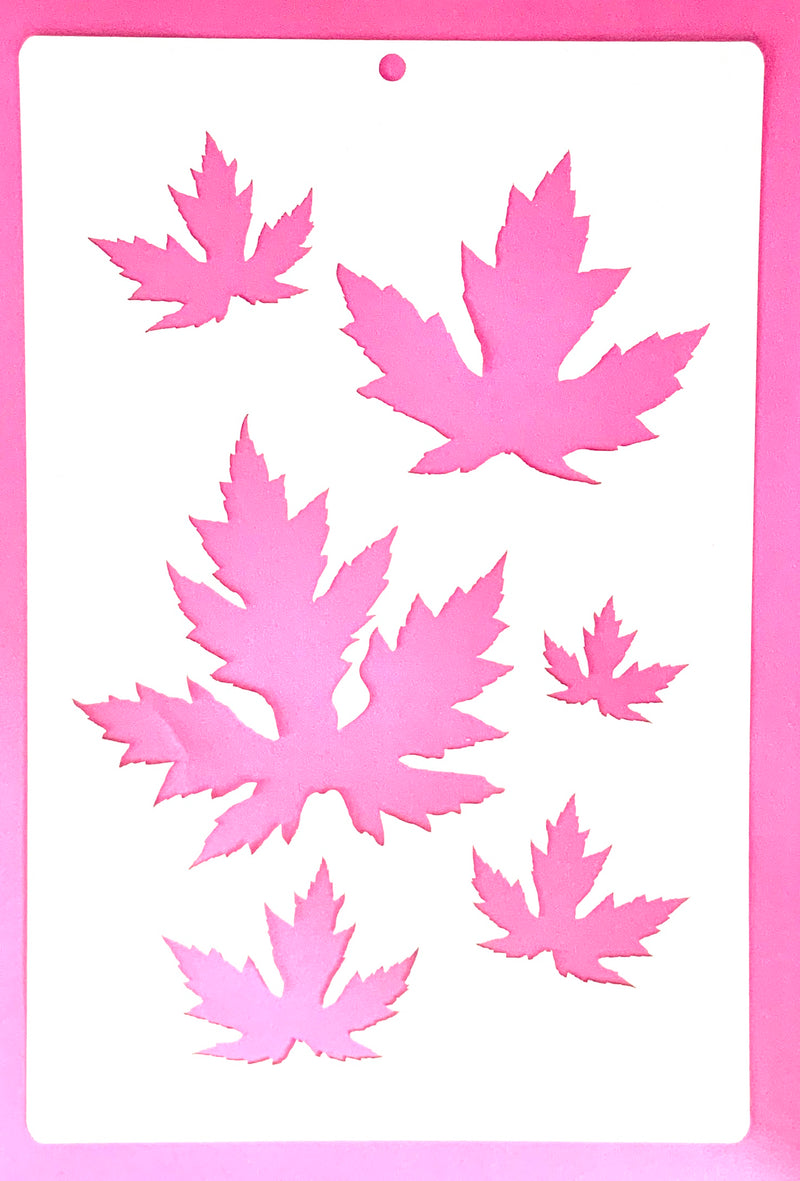 Schablone Blätter 30+20 cm