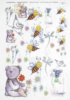 Bear with bees