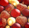 Red Christmas balls