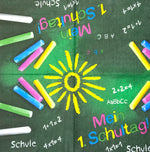 Mein 1. Schultag - Farbige Schultafel