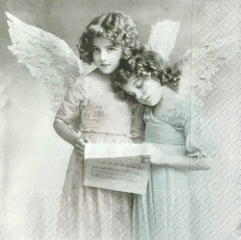 2 angels with sheet music