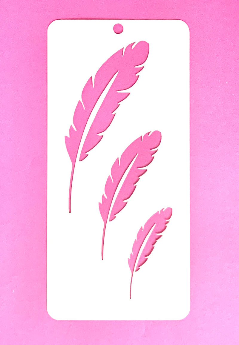 Template feathers 20+10 cm