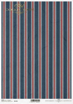 Blue/red stripe pattern