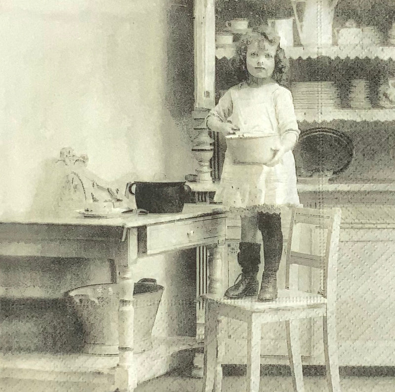 Girl in kitchen