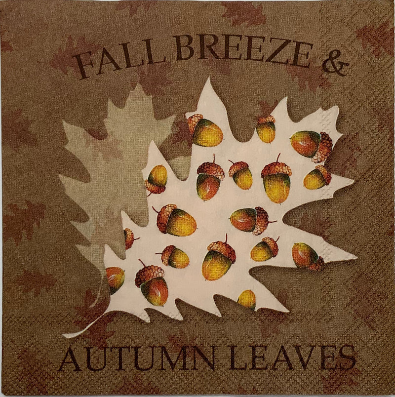 Brisa de otoño y hojas de otoño