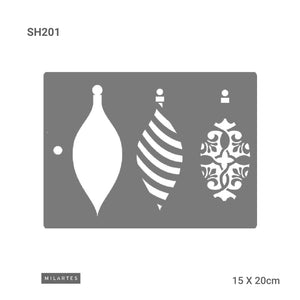 Decoración de árbol de plantilla