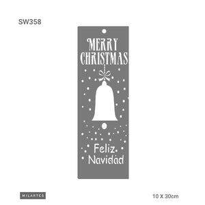 Stencil Merry Christmas