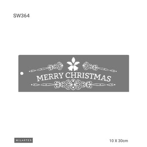 Stencil Merry Christmas
