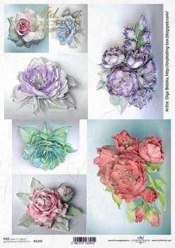 Cuadro floral de Olga Bielska