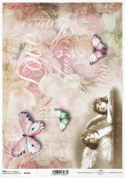 Engel mit Schmetterlinge